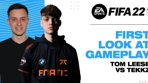 Tekkz, da Fnatic, e Tom Leese, da Hashtag United e Seleção da Inglaterra FIFAe, testaram o game