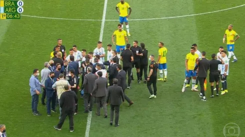 Jogo Brasil x Argentina (Foto: Reprodução)