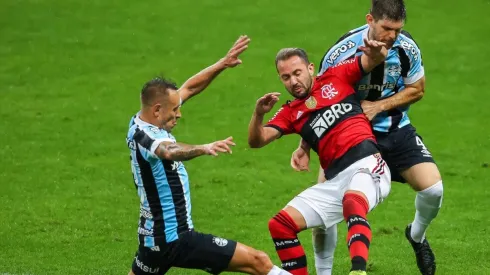 Grêmio poderá não entrar em campo contra o Flamengo pela Copa do Brasil com a presença de torcida no Maracanã. (Foto: