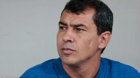 Fábio Carille em 2019, durante passagem pelo Corinthians (Foto: Marcello Zambrana/AGIF)