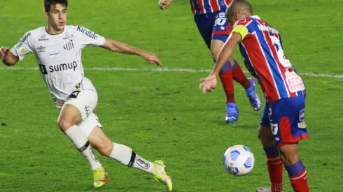 Santos e Bahia ficaram no 0 a 0 na Vila Belmiro (Foto: Fernanda Luz/AGIF)