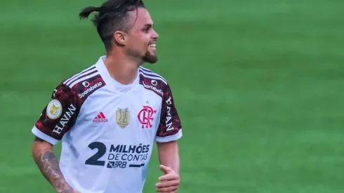 Michael comemora seu gol contra o Palmeiras (Marcello Zambrana/AGIF)