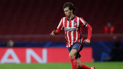 João Félix durante jogo com a camisa do Atlético de Madrid (Getty Images)