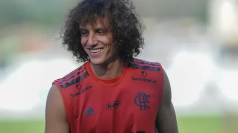David Luiz já participou de atividade no Ninho do Urubu (Flamengo/Reprodução)