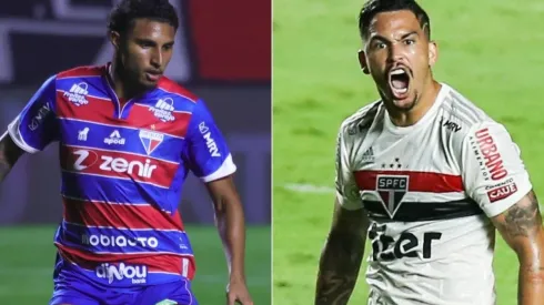 Fortaleza e São Paulo se enfrentam nesta quarta-feira (Foto: Marcello Zambrana/AGIF e Getty Images)
