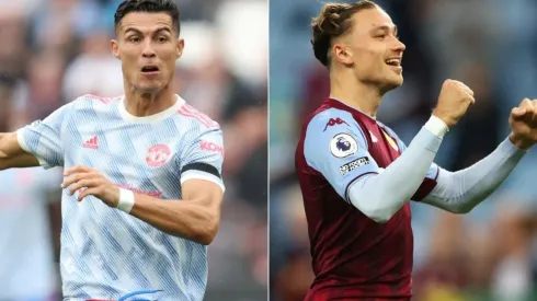 Os Red Devils de Cristiano Ronaldo encaram o Aston Villa (Getty Images)