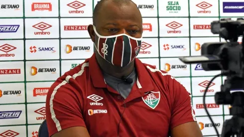 Marcão analisou o empate contra o Cuiabá em entrevista coletiva (Foto: MAILSON SANTANA/FLUMINENSE FC)