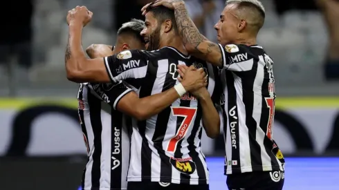 Jogadores do Atlético-MG comemoram gol pela Copa Libertadores (Foto: Getty Images)