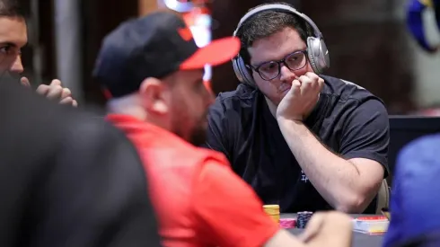 Brunno Botteon em ação durante etapa do BSOP (Foto: Divulgação BSOP)