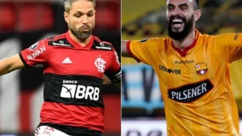 Flamengo vence o Barcelona-EQU por 2 x 0 pelo primeiro jogo da semifinal da Libertadores. (Foto: Getty Images)