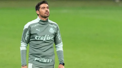 Abel Ferreira durante o jogo contra o Corinthians, na Neo Química Arena (Getty Images)