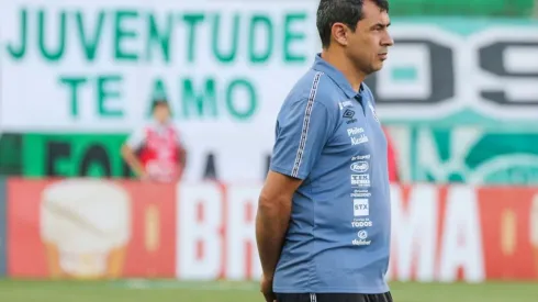 O treinador do Peixe, Fábio Carille. (Foto: Luiz Erbes/AGIF)