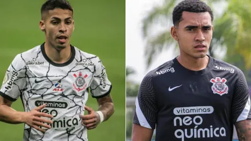 Gabriel Pereira e Du Queiroz: jovens se destacam no clássico e ganham espaço aos poucos com Sylvinho (Twitter/Reprodução)