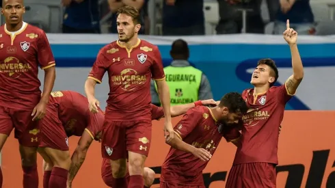Jogadores do Fluminense comemoram gol (Foto: Getty Images)