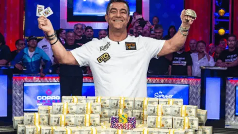 Hossein Ensan venceu o Main Event da WSOP 2019 (Foto: PokerNews)