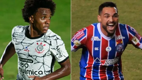 Corinthians x Bahia: data, hora e canal para assistir essa partida do Brasileirão. (Foto: Jhony Pinho/Diogo Reis/AGIF)