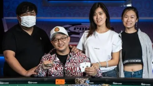 Zhi Wu viveu o sonho de todo jogador de poker (Foto: Alec Rome/PokerNews)
