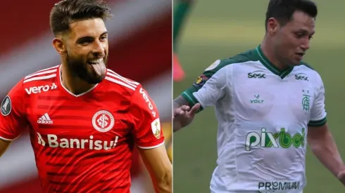 Internacional e América-MG se enfrentam nesta quarta-feira (Foto: Getty Images e Gil Gomes/AGIF)