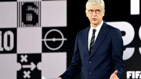 Arsene Wenger na apresentação do FIFA