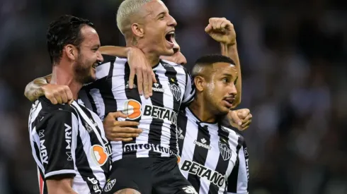 Jogadores do Atlético-MG comemoram gol diante do Fortaleza (Foto: Getty Images)