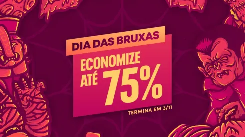 Promoção de Dia das Bruxas traz até até 80% de desconto em jogos do PlayStation