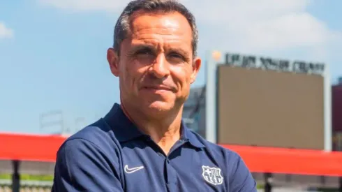 Sergi Barjuan é o técnico interino do Barcelona (Twitter/Reprodução)