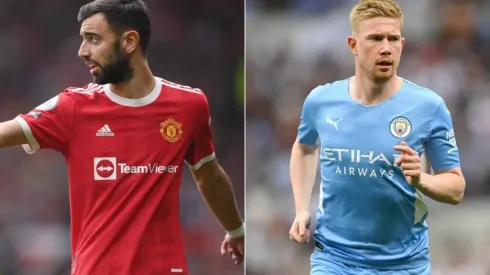 Manchester United e Manchester City se enfrentam neste sábado (Foto: Getty Images)
