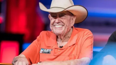 Doyle Brunson voltou para o MAin Event da WSOP (Foto: Hayley Hochstetler/PokerNews)