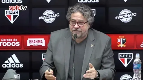 Foto: Reprodução SPFC TV/YouTube | Casares pressiona por classificação à Libertadores 2022
