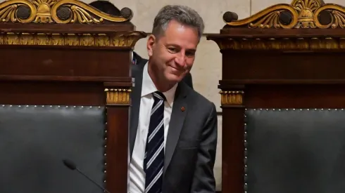 Foto: (Thiago Ribeiro/AGIF) - Rodolfo Landim busca reforçar o elenco do Flamengo