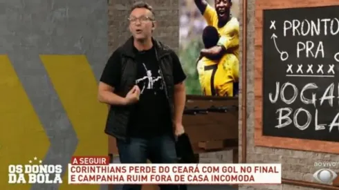 Foto: Reprodução TV Band/Twitter | Neto detona diretoria do Corinthians