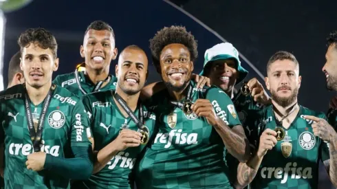 César Greco / Ag Palmeiras - Luiz Adriano e elenco do Palmeiras