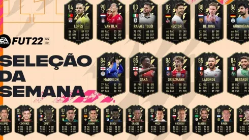 FIFA 22: Time da Semana conta com De Jong,Van Dijk e Griezmann