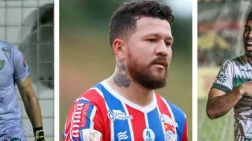 Foto: Montagem de Mourão Panda/América/Felipe Oliveira/EC Bahia/Divulgação/Guarani FC