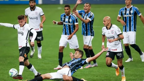 Alexandre Schneider/Getty Images - Corinthians e Grêmio voltam a se enfrentar neste domingo.