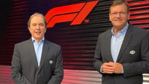 Foto: Divulgação Site Bandeirantes - Reginaldo Leme e Sérgio Maurício nos estúdios da Band