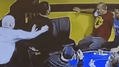 Vídeo da suposta briga envolvendo Sammy Farha (Foto: PokerNews)