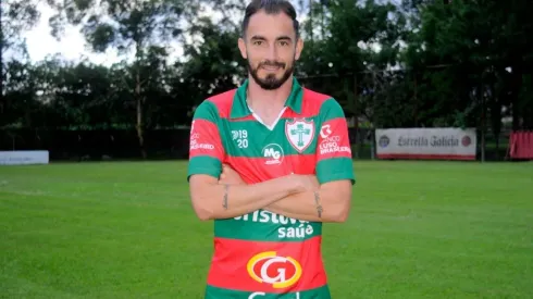 Eduardo Diniz é o novo reforço da Portuguesa (Foto: twitter oficial da Portuguesa)