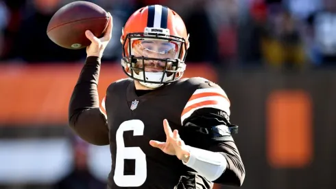 Baker Mayfield pode ficar de fora do próximo jogo dos Browns (Getty Images)