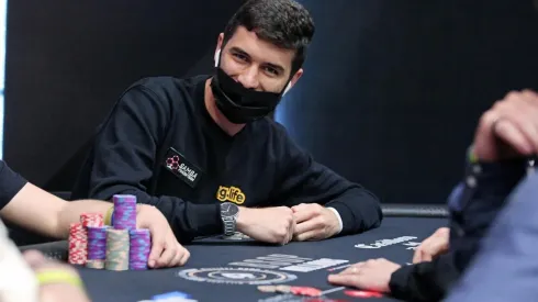 Bernardo Soares na mesa final do BSOP Millions (Foto: Luis Bertazini/BSOP)