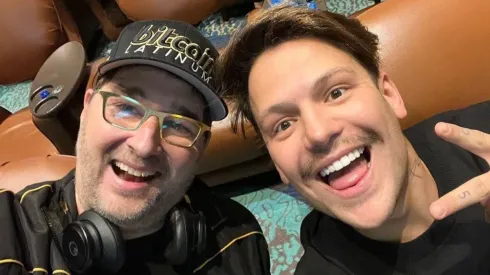 Phil Hellmuth e Saulo Poncio (Foto: Reprodução Instagram)