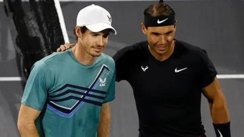 Murray e Nadal se encontraram hoje em torneio exibição
