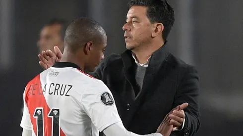 Foto: Juan Mabromata – Pool/Getty Images – De La Cruz é um dos pupilos de Marcelo Gallardo no River Plate e interessa ao Palmeiras