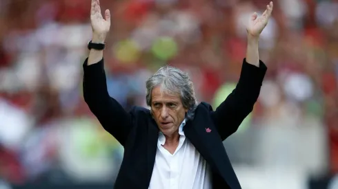 Wagner Meier/Getty Images – Jorge Jesus, quando treinador do Flamengo