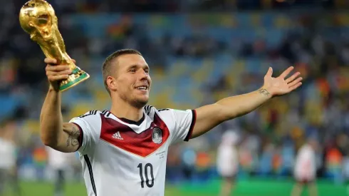 Foto: (Fernando Soutello/AGIF) - Lucas Podolski, campeão da Copa de Mundo de 2014 com a Alemanha, esteve no radar do Fortaleza