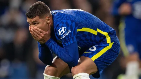 Thiago Silva deixou o campo no intervalo por lesão na coxa