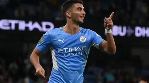 Ferrán Torres atuava pelo Manchester City (Foto: Getty Images)