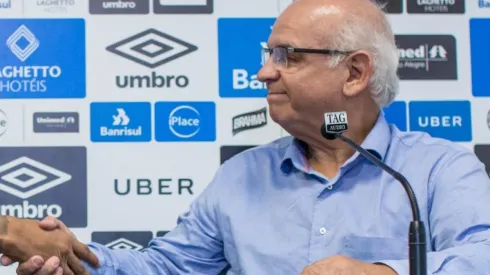 Foto: Lucas Uebel/Grêmio - Romildo tem amizade com Julio Casares.