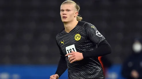 Soeren Stache/picture alliance via Getty Images - Haaland em campo pelo Borussia
