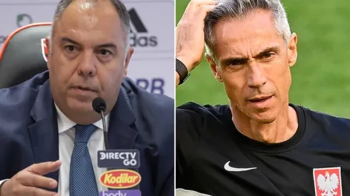 Fotos: Alexandre Vidal/Flamengo/Divulgação e ADAM NURKIEWICZ/Getty Images/Polônia - Braz e Paulo Sousa: dupla já conversou sobre reforços para o Mengão